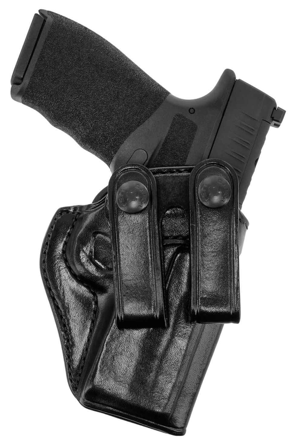 Galco SUM876RB Summer Comfort  IWB Black Leather Belt Loop Fits Springfield Hellcat Pro Right Hand