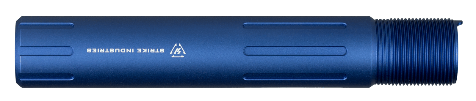 Strike ARCARPRESLICKBLU Receiver Extension Tube  AR Pistol Platform Blue Anodized Aluminum AR Carbine