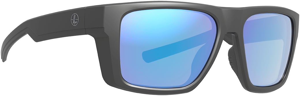 LEU 186749 SKYLINE    MATTE BLACK     BLUE MIRROR
