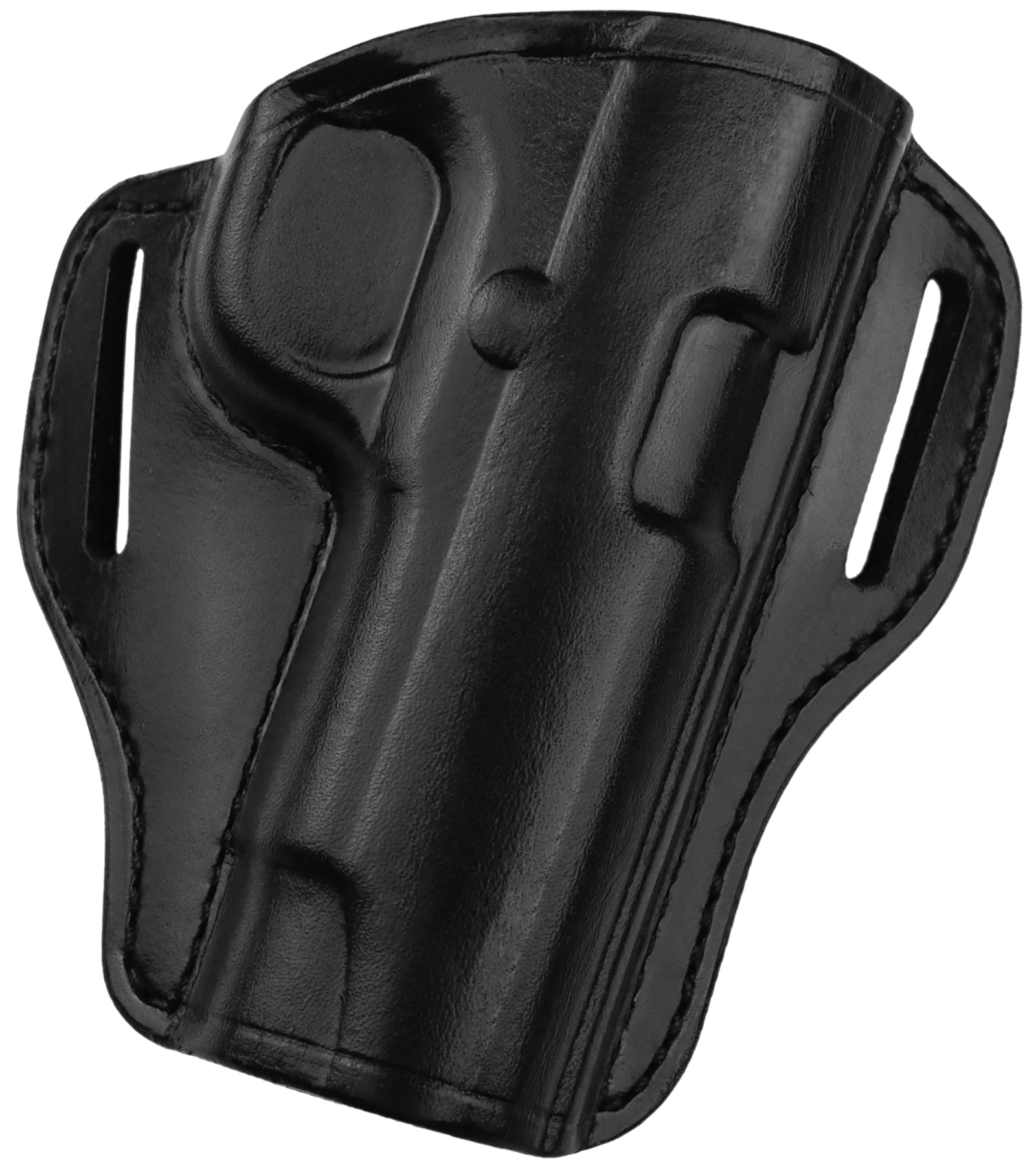 Bianchi 25018 57 Remedy  OWB Size 10 Black Leather Belt Slide Fits Colt 1911 Government Right Hand