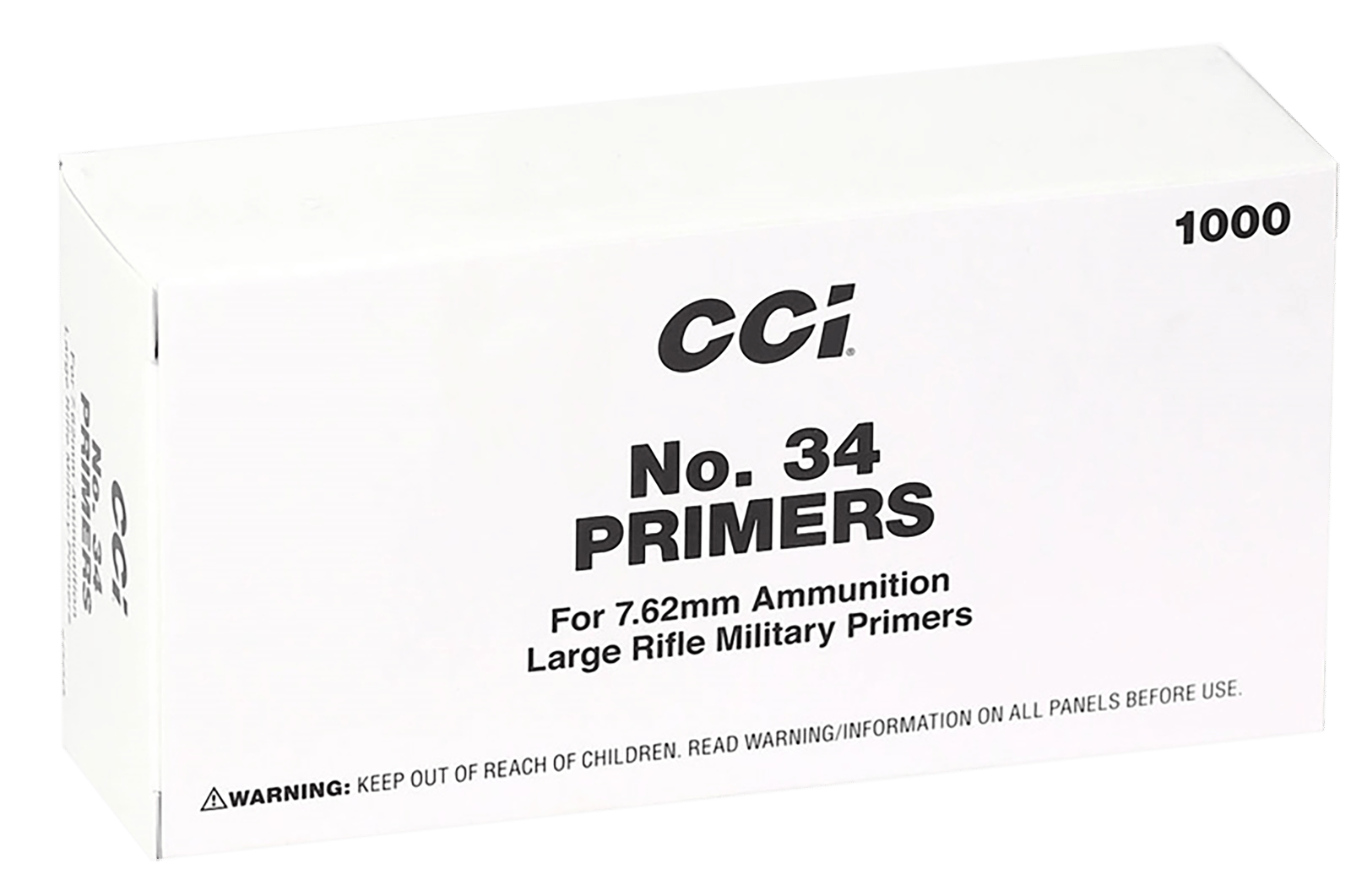 CCI 2 Mil-Spec No. 34 7.62mm Rifle 1000/Box