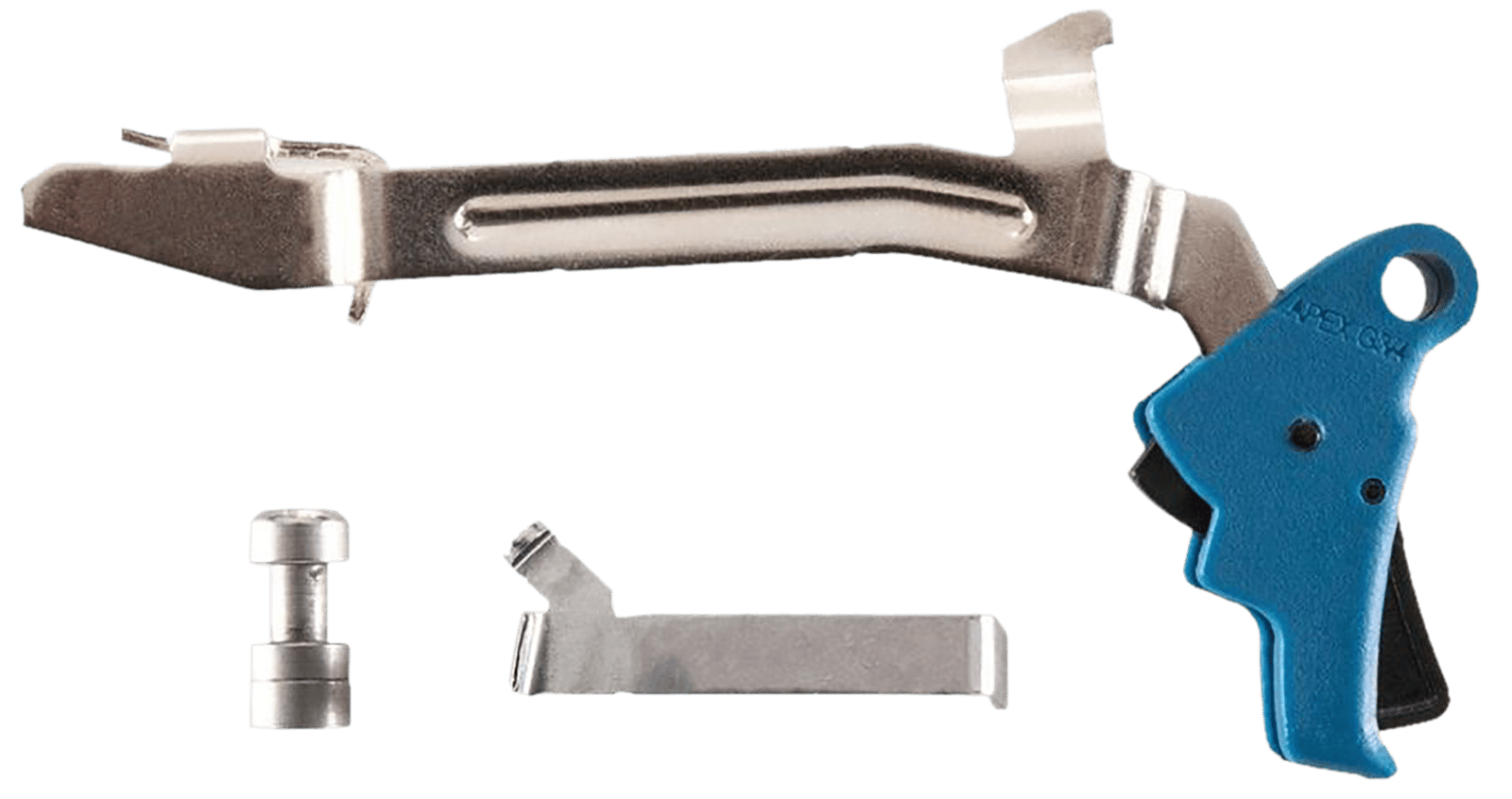 Apex Tactical 102P175 Action Enhancement  Slim Blue Drop-In Compatible w/Glock Gen3-4 17/19/22-27/31/32/33/34/35
