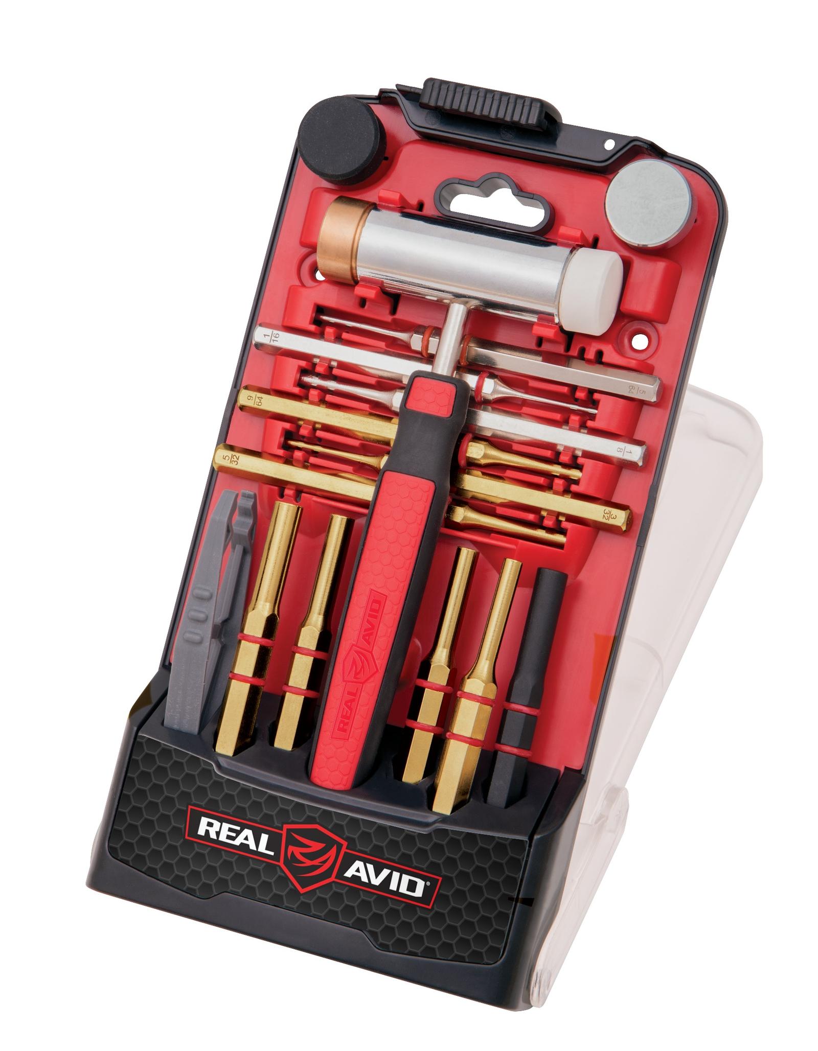 Real Avid AVHPS-B Accu-Punch Punch Set Brass/Nylon/Steel Universal Firearm