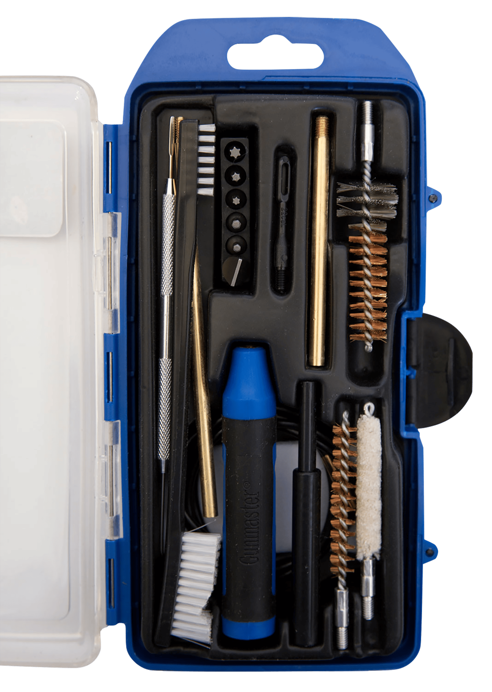 DAC GM308AR GunMaster Cleaning Kit 308 Win Rifle/17 Pieces Black/Blue