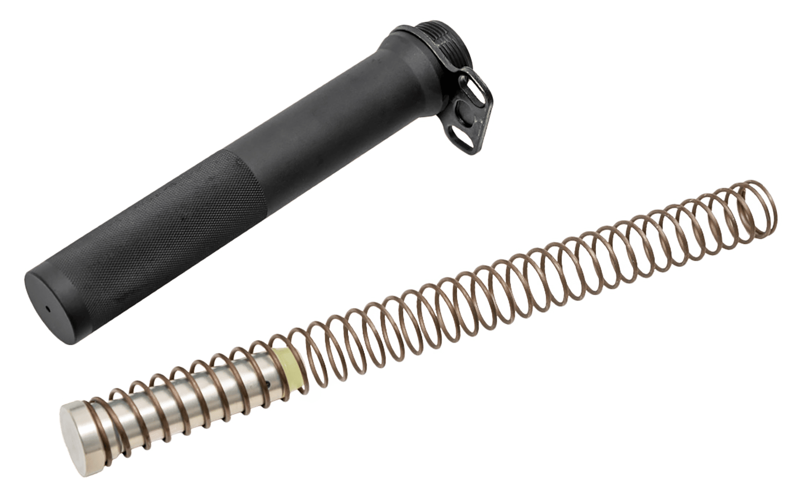 CMMG 55CA65A Receiver Extension Kit  Black Buffer Tube, Carbine Buffer, Ambi Sling Mount End Plate, Fits AR-15 Pistol