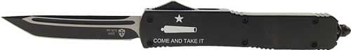 TEMPLAR KNIFE SLIM OTF COME AND TAKE IT 3.1" BLACK TANTO
