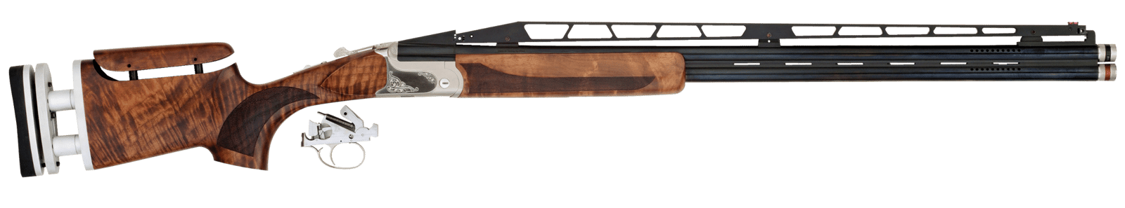 TriStar 35420 TT-15A Deluxe Double Combo 12 Gauge 3" 32" 2rd, 3" 34" 1rd Adjustable Rib Barrels Silver Rec Walnut Fixed with Adjustable Comb Stock Right Hand (Full Size) Includes 5 Extended MobilChoke