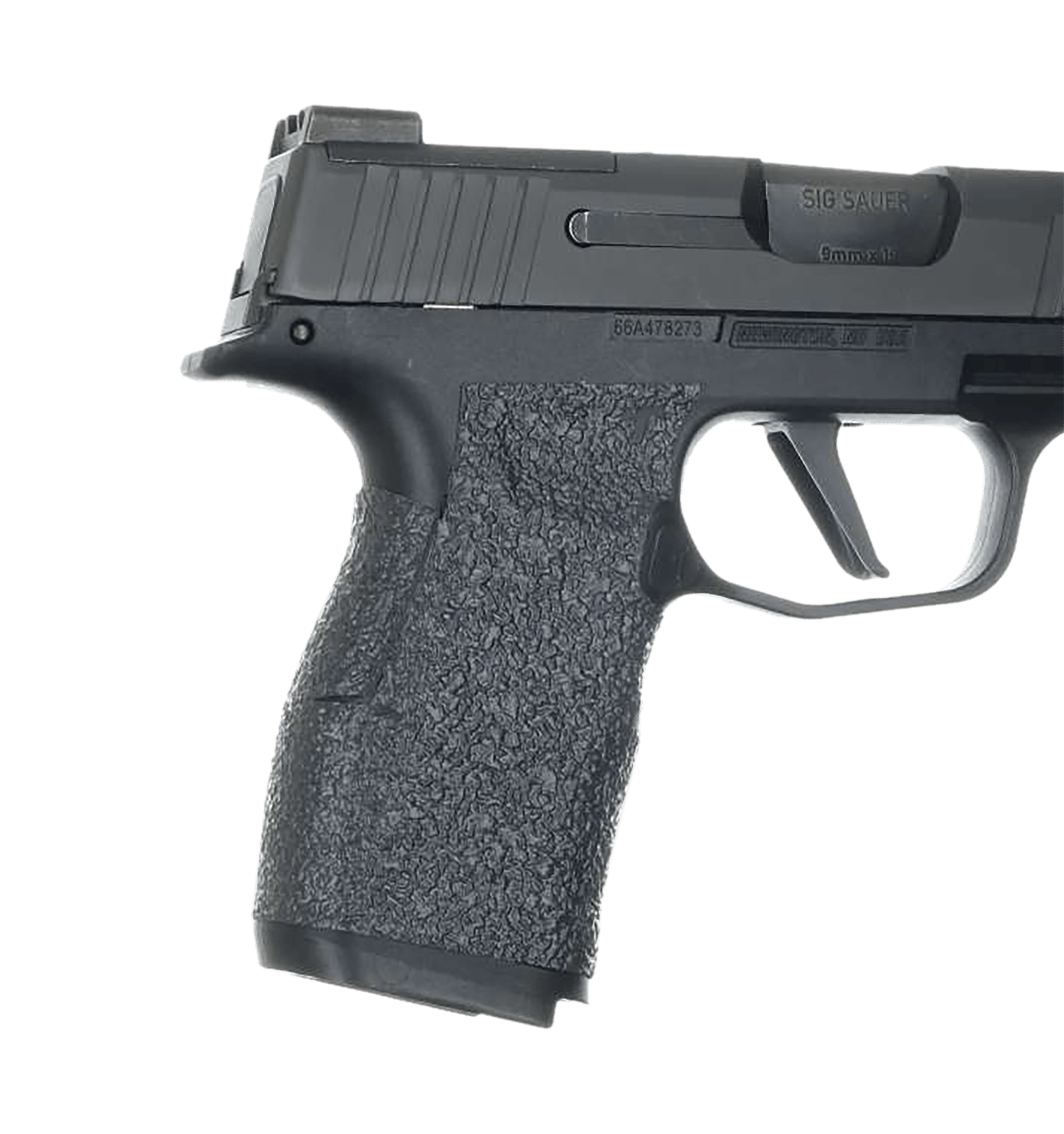 Talon Grips EV12R Adhesive Grip  Textured Black Rubber, Fits Sig P365/P365XL