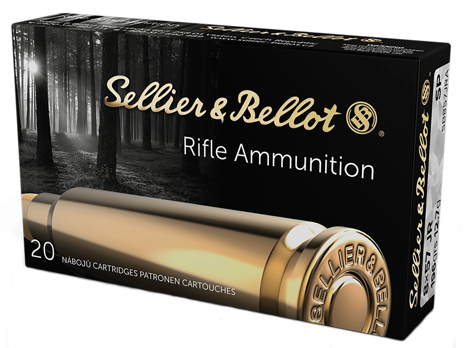 Sellier & Bellot SB857JRA Rifle  8x57mmJR 196gr Soft Point 20 Per Box/20 Case