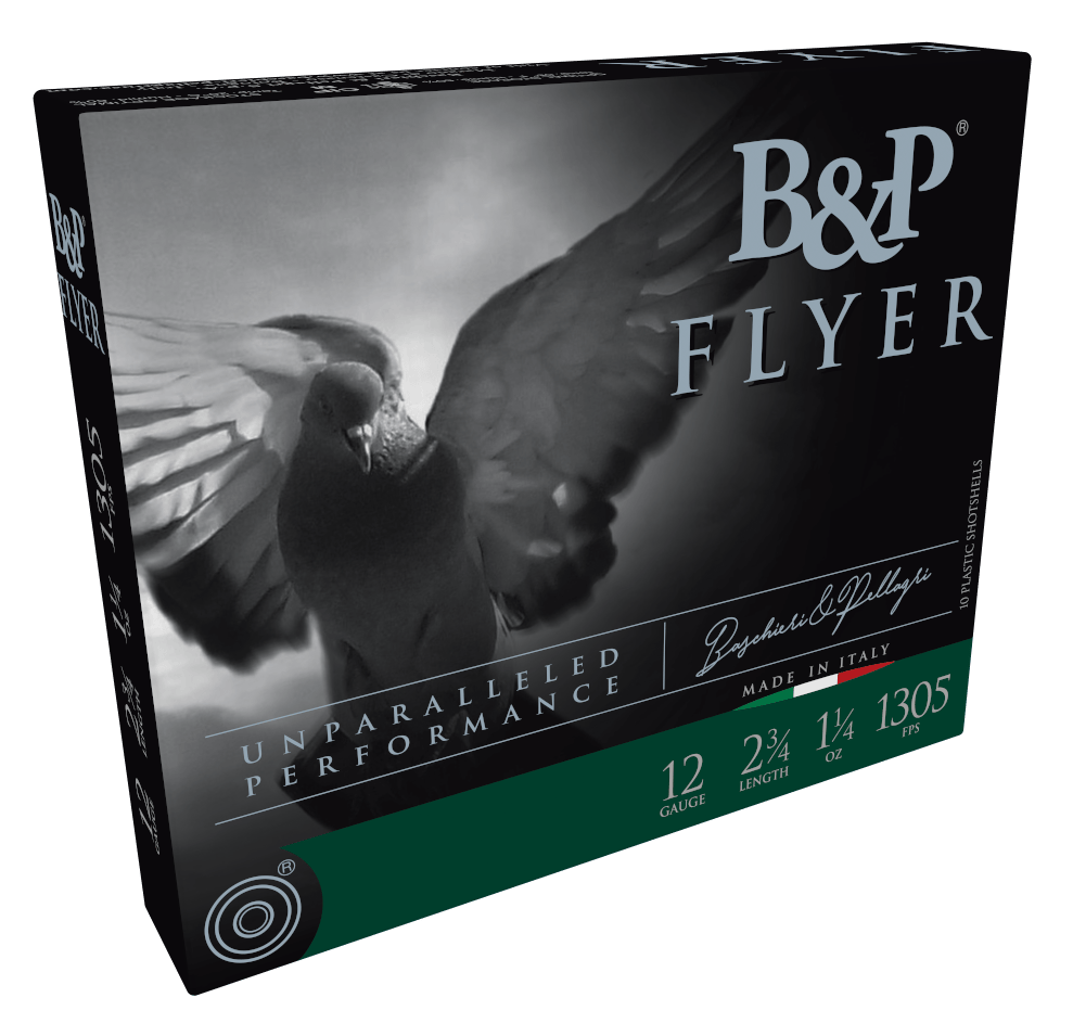 B&P 12B14P8 Competition Flyer 12Gauge 2.75" 1 1/4oz 8Shot 10 Per Box/10 Case