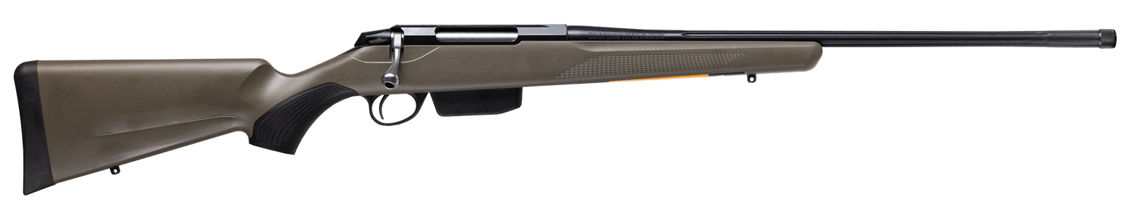 Tikka JRTXGSL31922MT T3x Superlite 6.5 PRC 4+1 22.40" Blued Fluted Threaded Barrel, Blued Drilled & Tapped Steel Receiver, Fixed Green Synthetic Stock