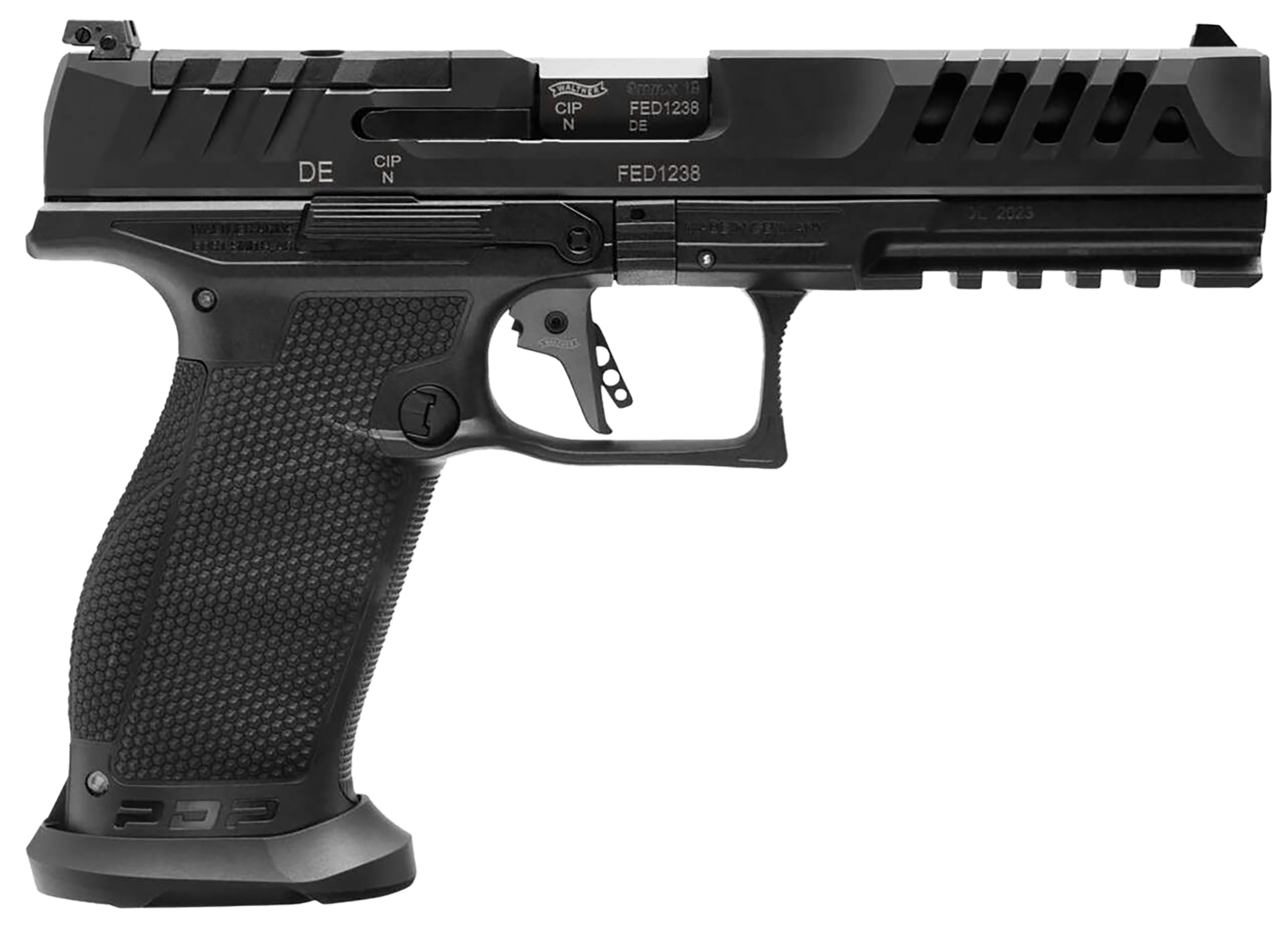 Walther Arms 2880083 PDP Match 9mm Luger 10+1