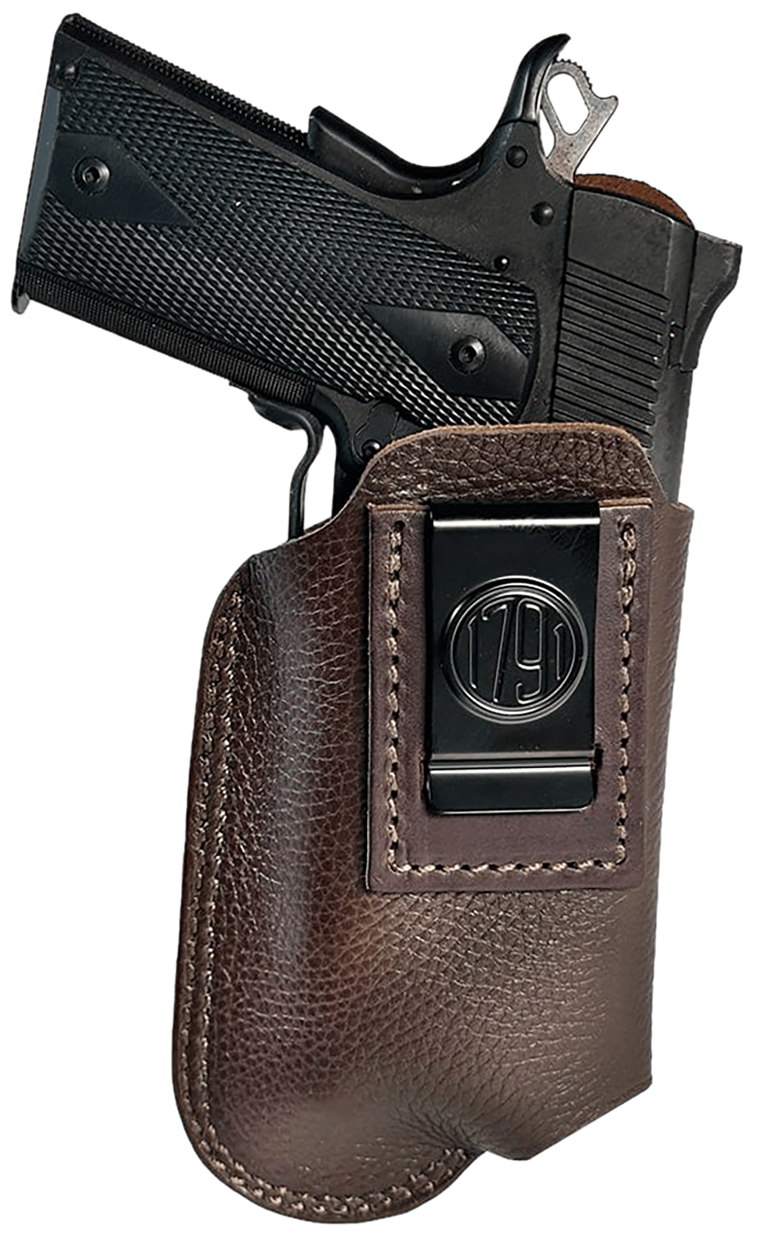 1791 Gunleather ORLBFCD3LBRWR Optic Ready Light Bearing Fair Chasing IWB Size 03 Brown Right Hand