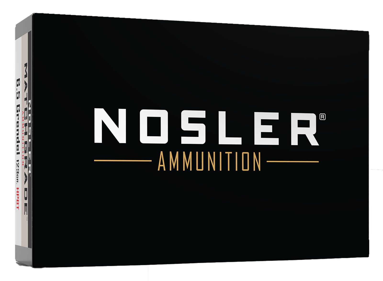 Nosler 44501 Match Grade  6.5Grendel 123gr Custom Competition Hollow Point Boat Tail 20 Per Box/10 Case