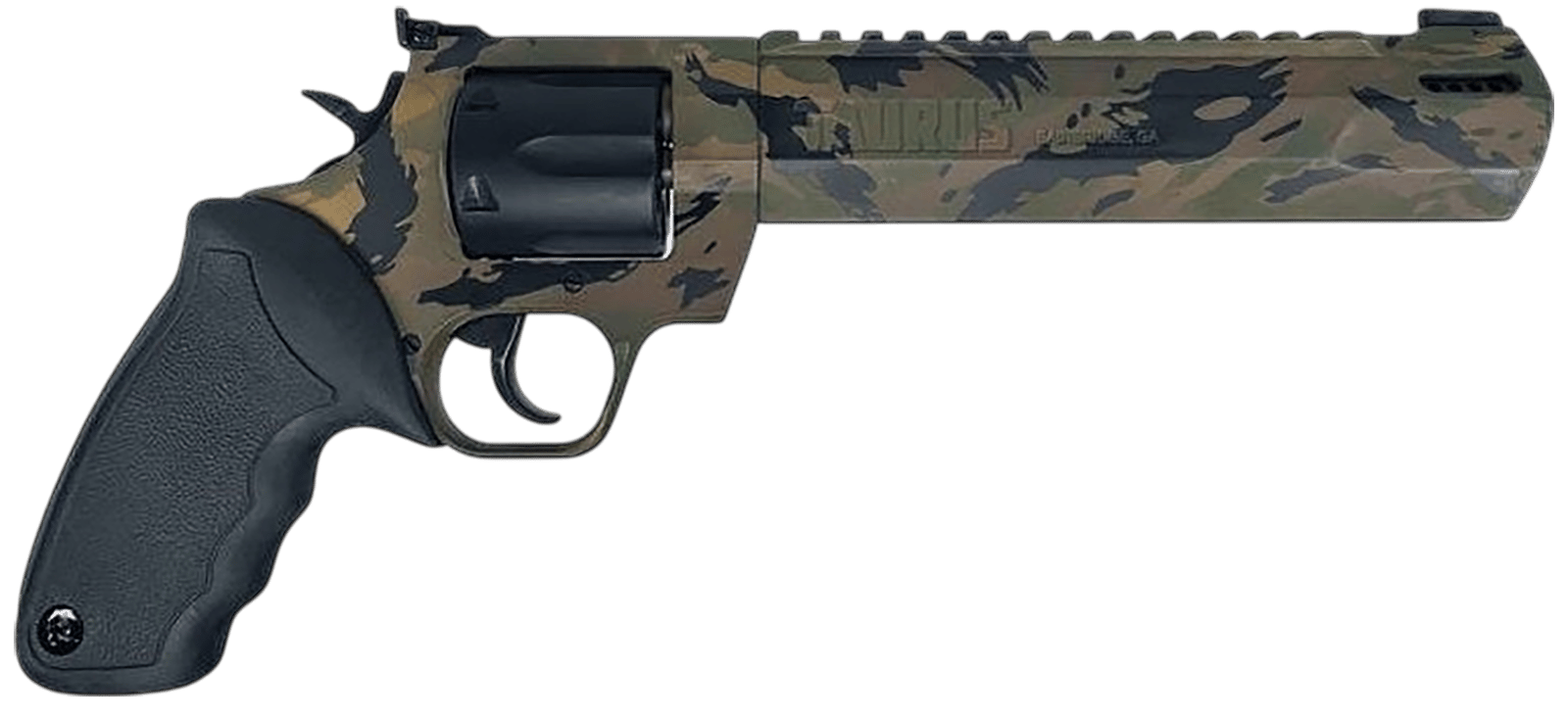 Taurus 2-440081RH-DTSC Raging Hunter  Large 44 Mag 6 Shot 8.37" Picatinny Rail/Ported Barrel, Alloy Steel Frame, Transfer Bar Safety