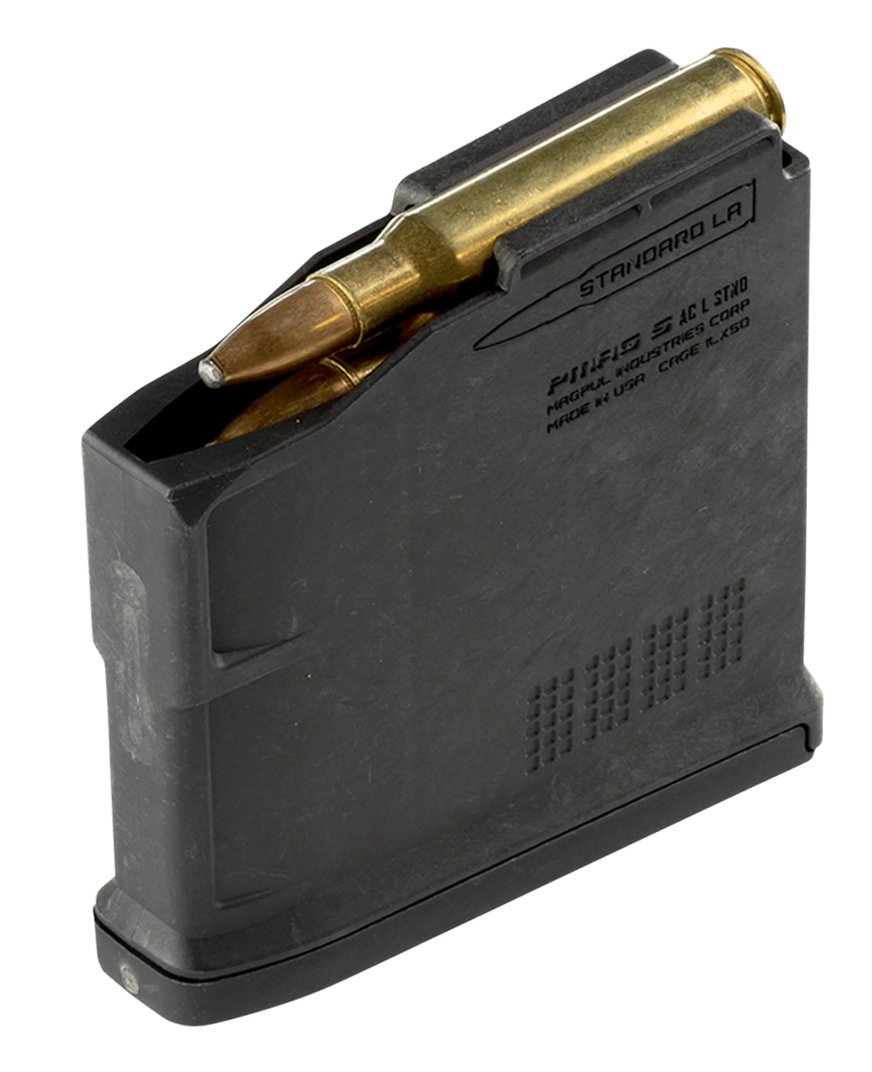 Magpul MAG671BLK PMAG  5rd AICS 270 Win/30-06 Springfield/25-06 Rem/280 Rem/8mm-06 Ackley Improved Fits Bolt Action Rifles/Long Action Black Polymer