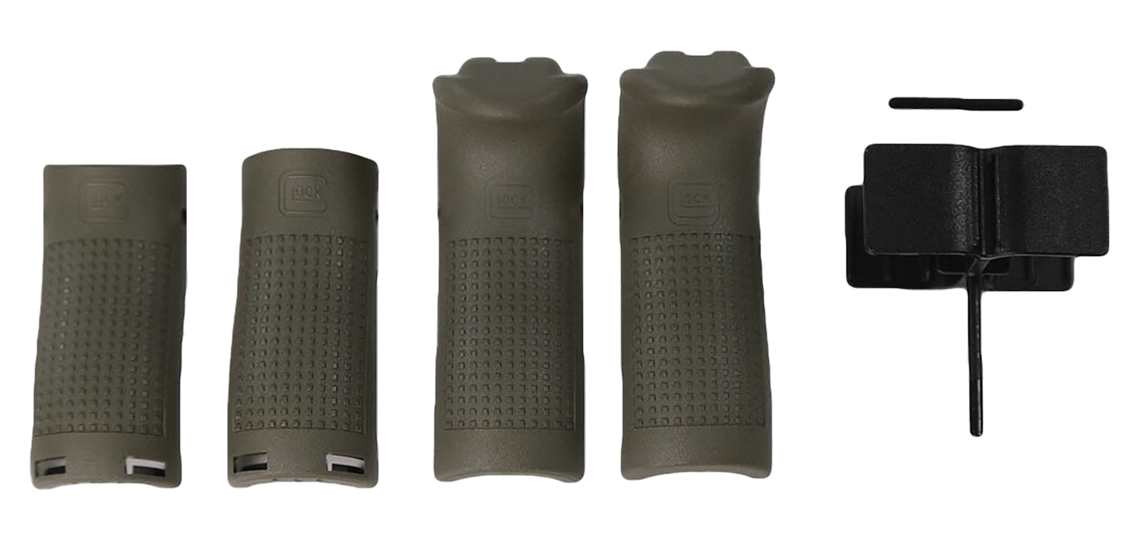 Glock 39844  Backstrap/Beavertail Set Battlefield Green Polymer