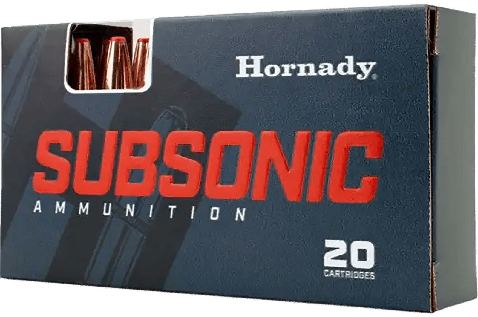 Hornady 82742 Subsonic Rifle 45-70Gov 410gr Sub X 20 Per Box/10 Case