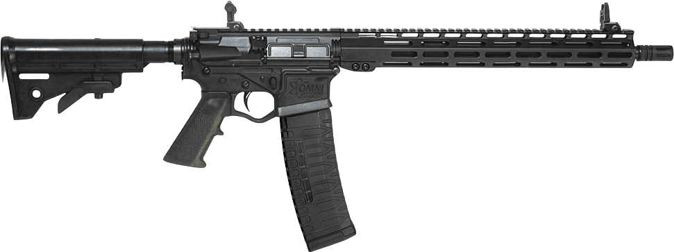 ATI ATIGAX556ML1560 Alpha Maxx 5.56 NATO 60+1 16" Black Threaded Barrel, Black Polymer Receiver w/Picatinny Rail, M-LOK Handguard, Adjustable Black Polymer Stock, A2 Grip