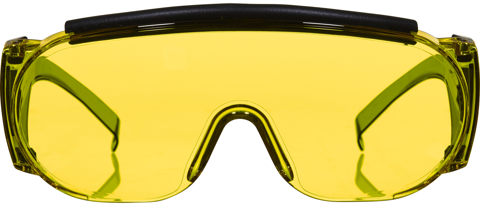 Allen 2170 Fit Over Shooting Glasses Adult Yellow Lens Gray Frame