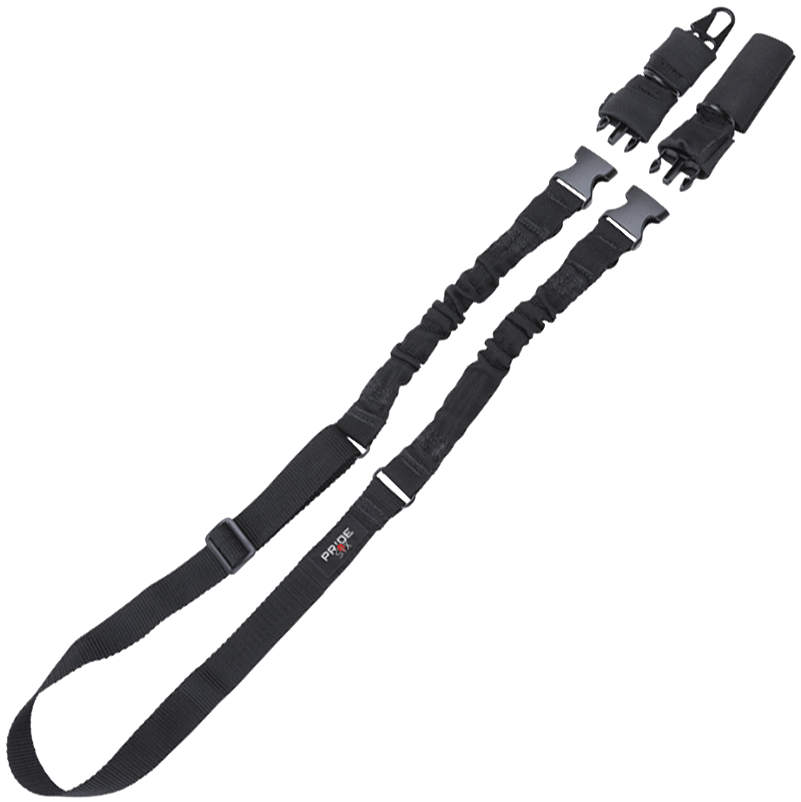 Tac Six 8911 Citadel Single & Double Point Sling Black Webbing 50" OAL Single to Two Point MSR