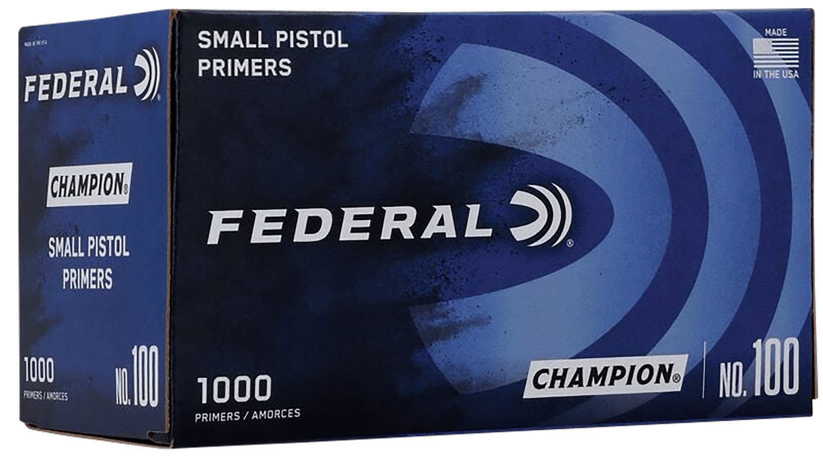 Federal 100 Champion Small Pistol Multi Caliber Handgun 1000 Per Box/5 Case