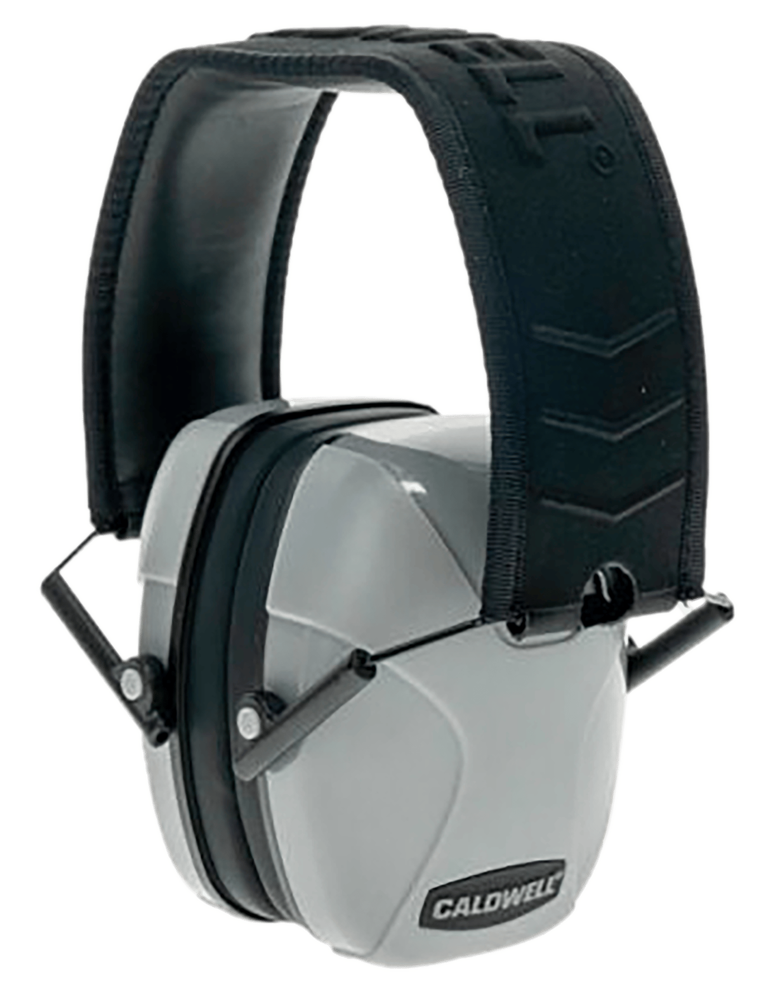 Caldwell 1103305 Passive Low-Profile Muff 24 dB Over the Head Gray/Black Adult