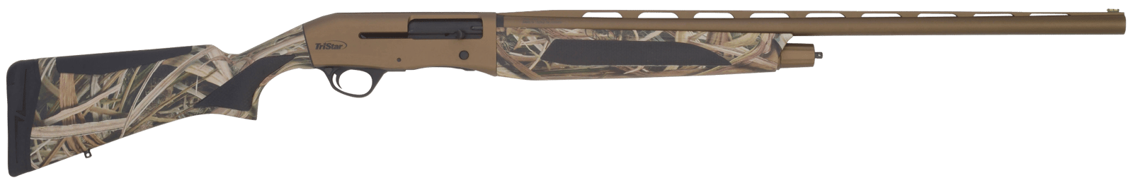 TriStar 24189 Viper Max  12 Gauge 3.5" 5+1 28" Bronze Cerakote Barrel/Receiver, Mossy Oak Shadow Grass Blades Stock, Includes 4 MobilChoke