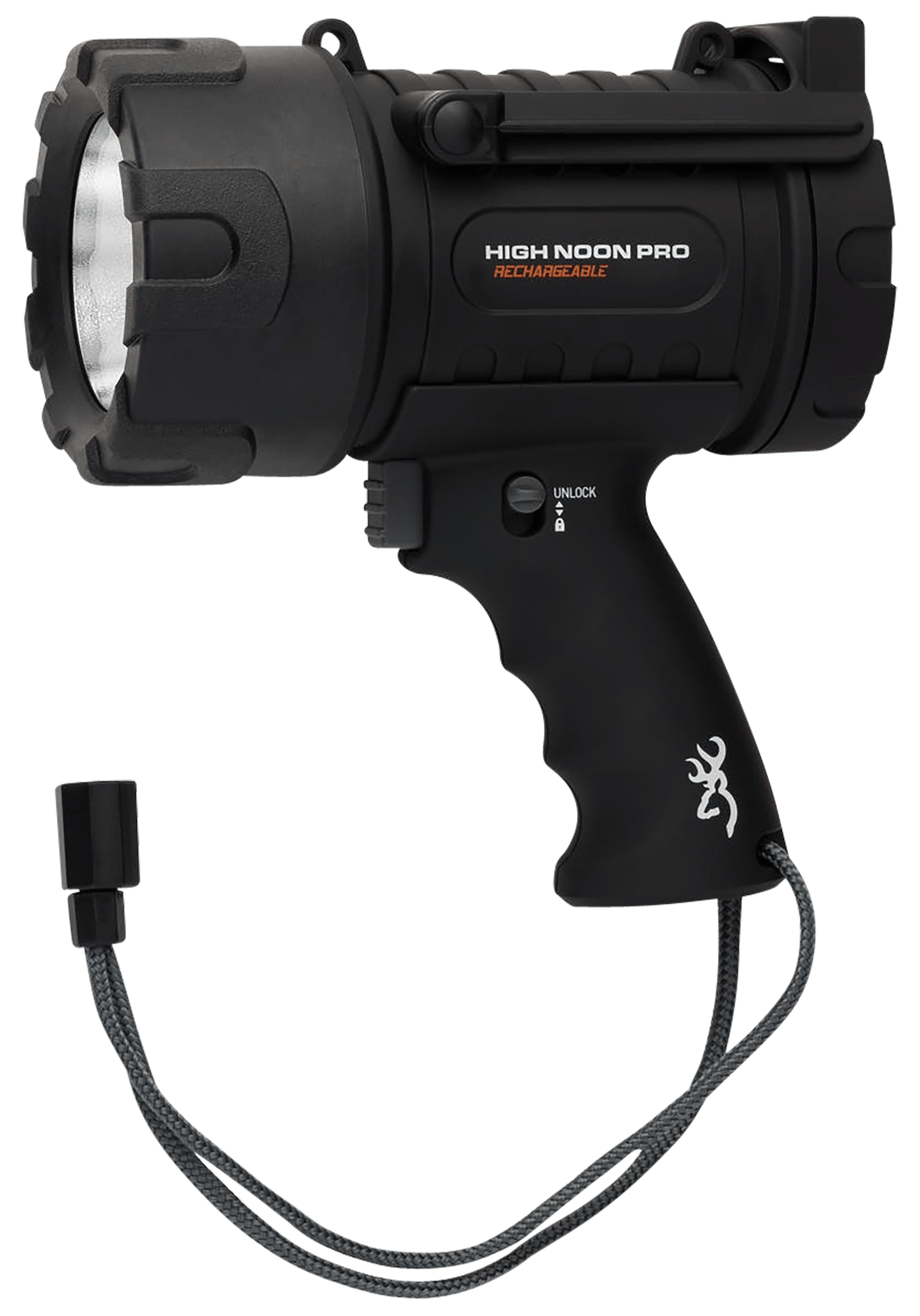 Browning 3717775 High Noon Pro USB Black 110-1400 Lumens White LED Polymer