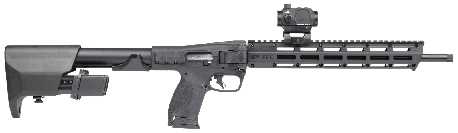 Smith & Wesson 14377 M&P FPC  9mm Luger 23+1 16.25" Black Oxide Black Anodized Receiver 15" M-LOK Handguard Polymer Stock M&P w/Interchangeable Palmswells Grip