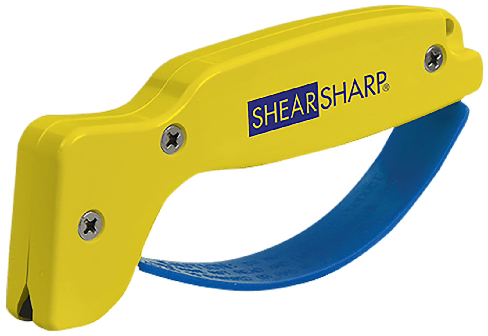 AccuSharp 002C ShearSharp Scissors Sharpener Diamond Tungsten Carbide Sharpener Yellow/Blue