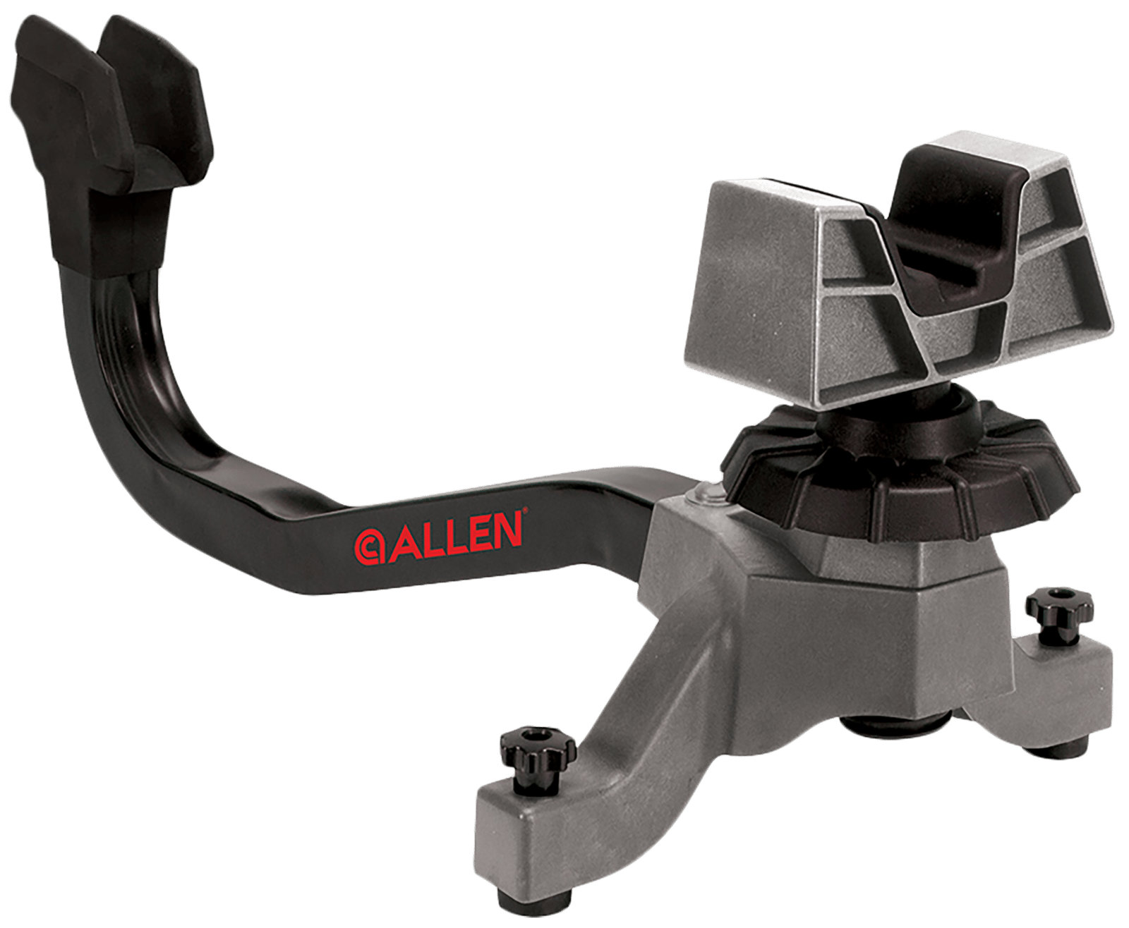 Allen 21920 Accutrak  Shooting Rest Black Polypropylene w/Solid Metal Spine, Elevation Adjustment Screw & Rubber Rear Support