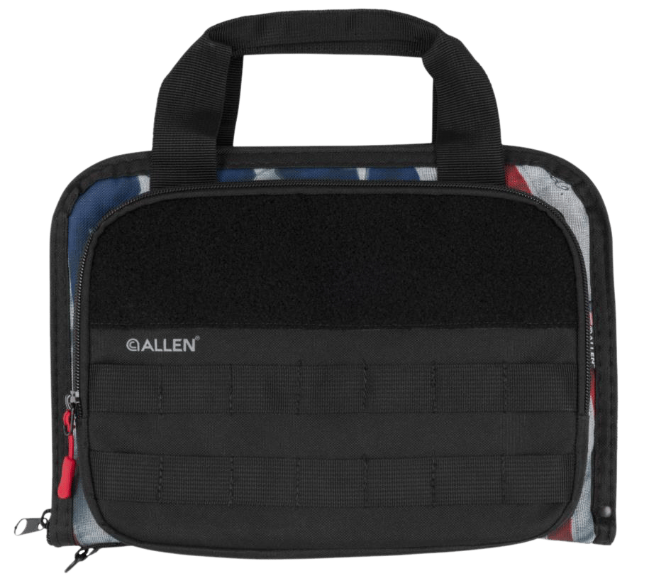 Allen 1122 Victory Taper Case Double Red/White/Blue Holds 2 Handguns