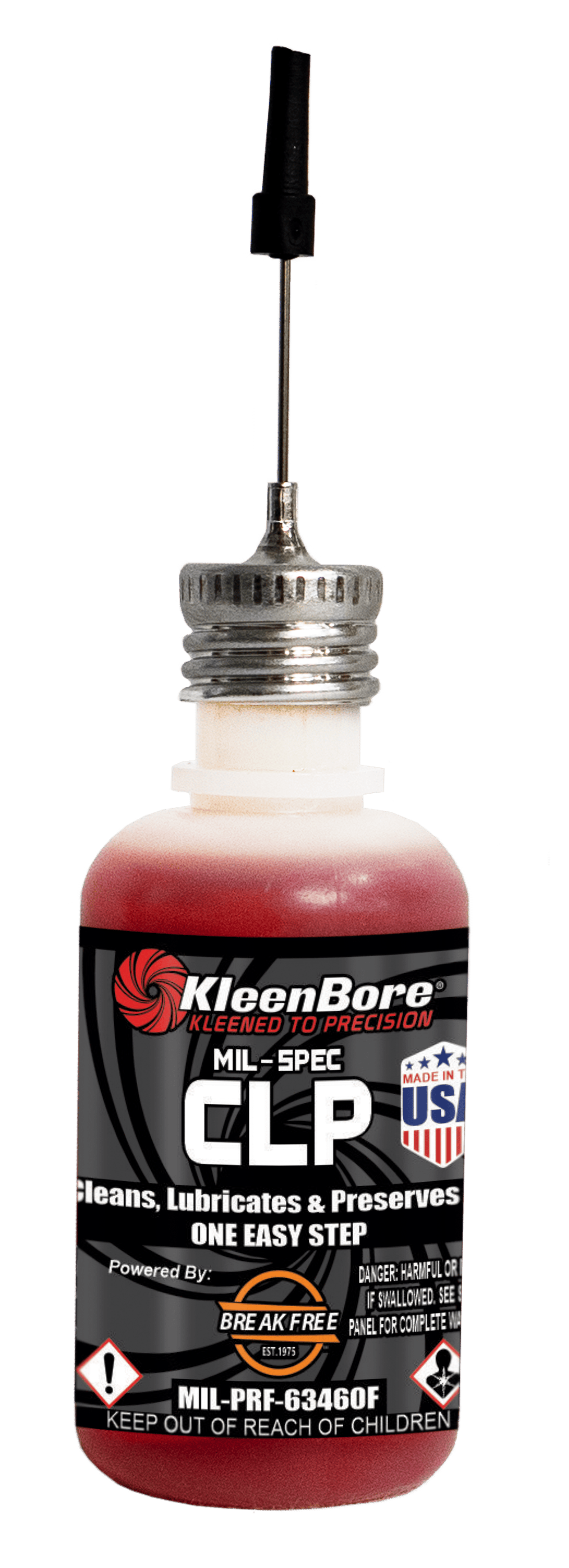 KleenBore KBMSCLP1 Mil-Spec CLP  1 oz. Needle Oiler
