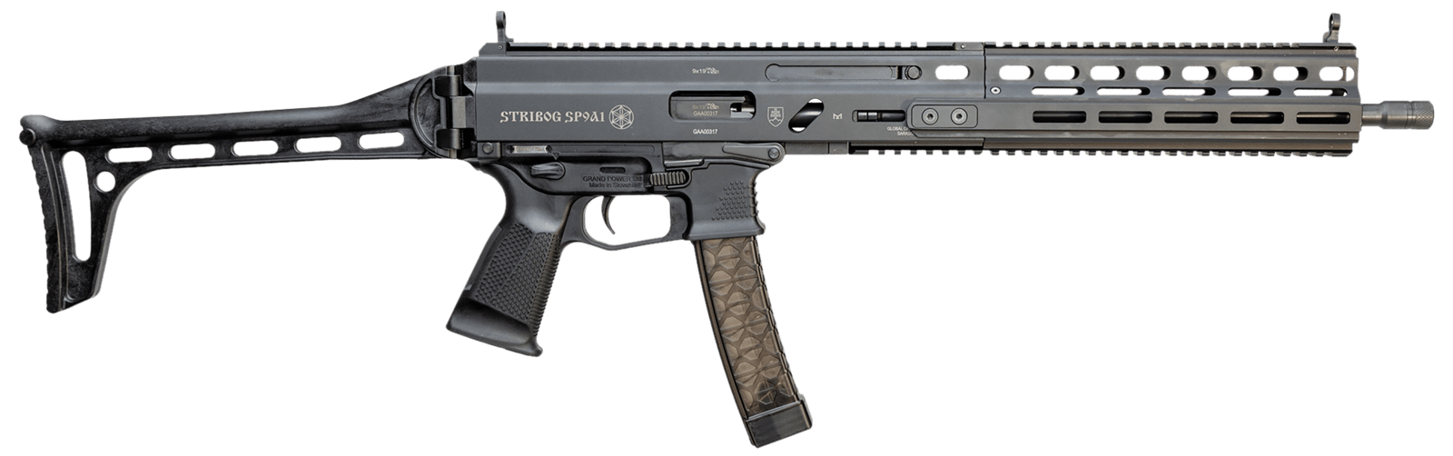Grand Power 810091157923 Stribog SP9A1 9mm Luger 30+1 16" Black