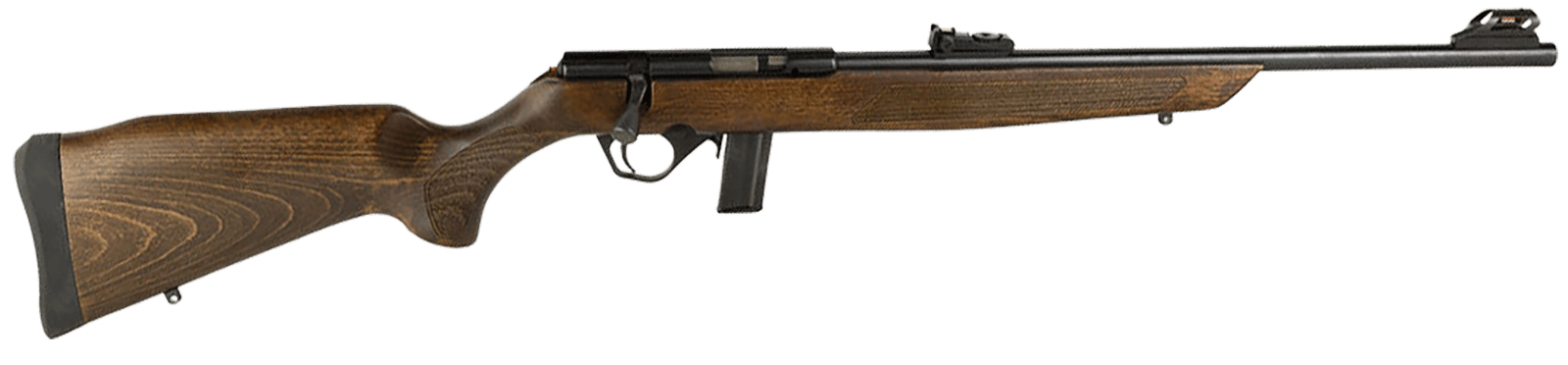 Rossi RB22L1811WD RB22  Full Size 22 LR 10+1 18" Matte Black Steel Barrel, Dovetail Base Steel Receiver, Hardwood Monte Carlo Stock