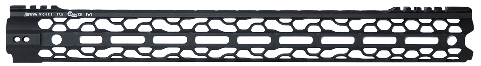 Odin Works F17MLO2308206 02 Lite AR-10 M-Lok Forend  17.50" M-LOK, Black Aluminum, Mounting Hardware Included for AR-10