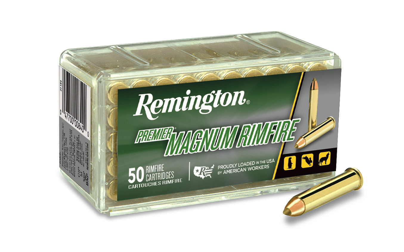 Remington Ammunition 28464 Premier Magnum Rimfire 17HMR 17gr AccuTip V 50 Per Box/40 Case