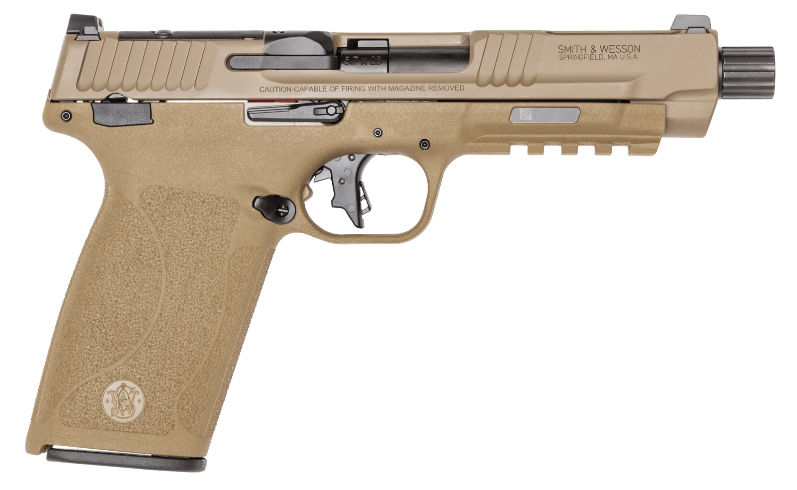 S&W M&P 5.7      14004  5.7X28 OR     5 (2)22R FDE