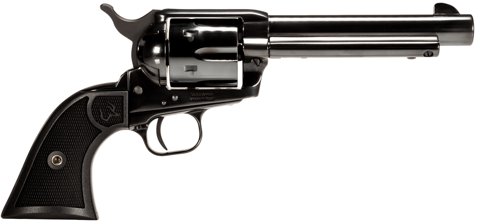 Taurus 2-D4541 Deputy  Small Frame 45 Colt (LC) 6rd 4.75" Polished Black Steel Barrel, Cylinder & Steel Frame, Black Polymer Grip, Transfer Bar Safety