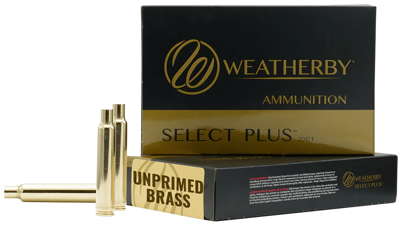 Weatherby BRASS300 Unprimed Cases  300WthbyMag Rifle Brass 20/Box
