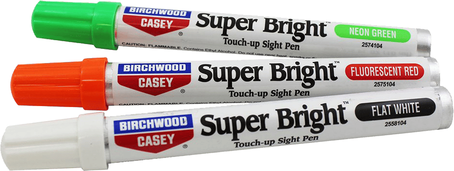 Birchwood Casey 15116 Super Bright Touch-Up Sight Pens Red/White/Green