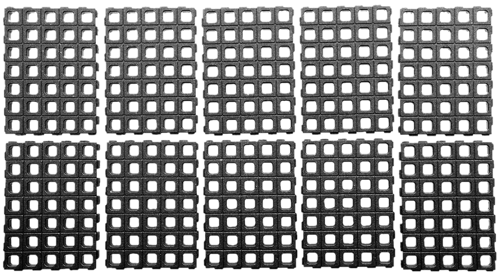 Magpul MAG1501-BLK DAKA Grid Organizer Black Polypropylene