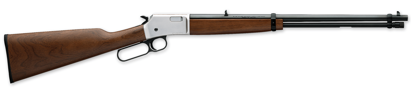 Browning 024107102 BL-22 FLD 22 Long/ 22 LR/ 22 Short 15+1 20" Blued Barrel, Satin Nickel Steel Receiver, Satin Black Walnut/ Wood Stock, Right Hand