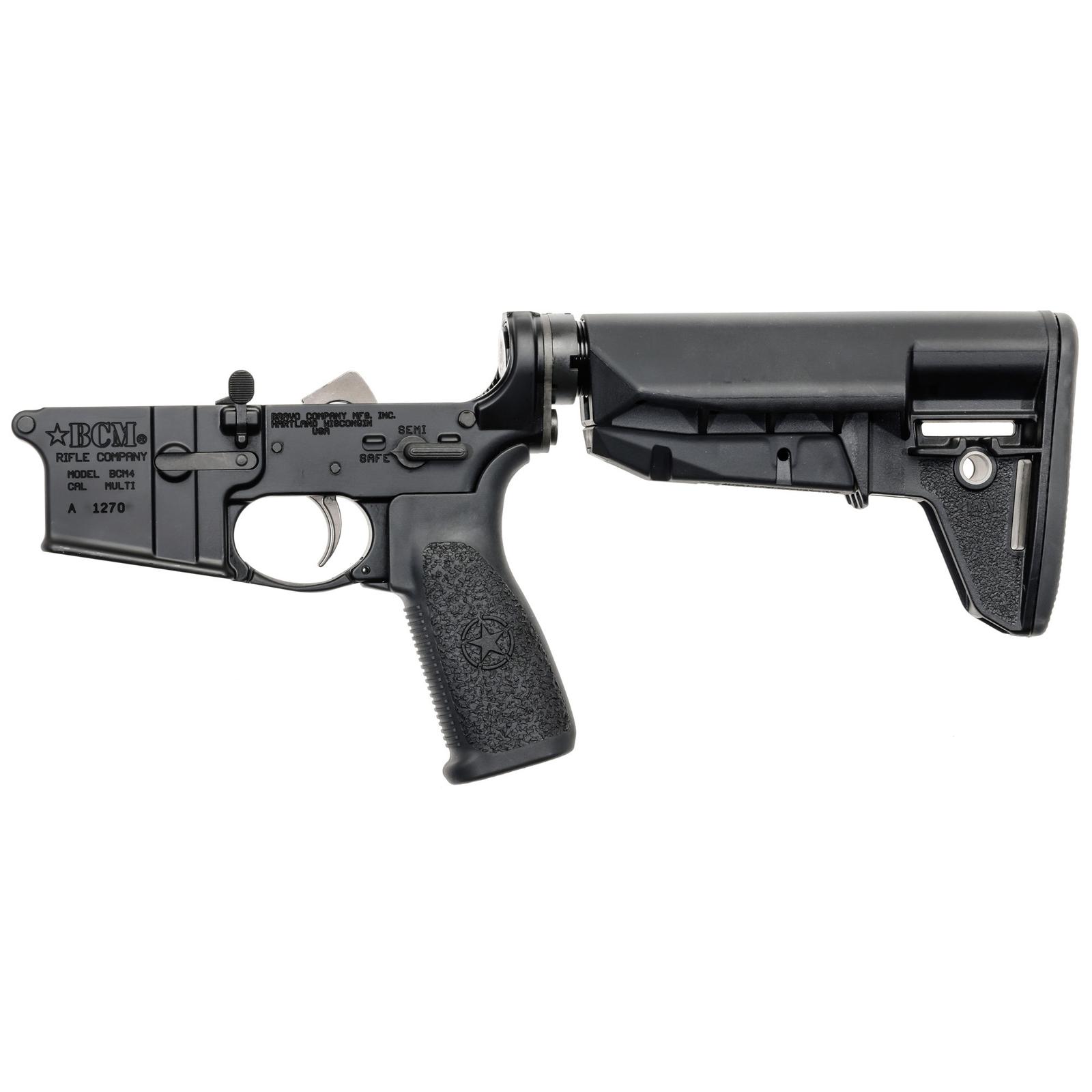 BCM CMPLT LWR W/SOPMOD 2 WB BLK BLEM