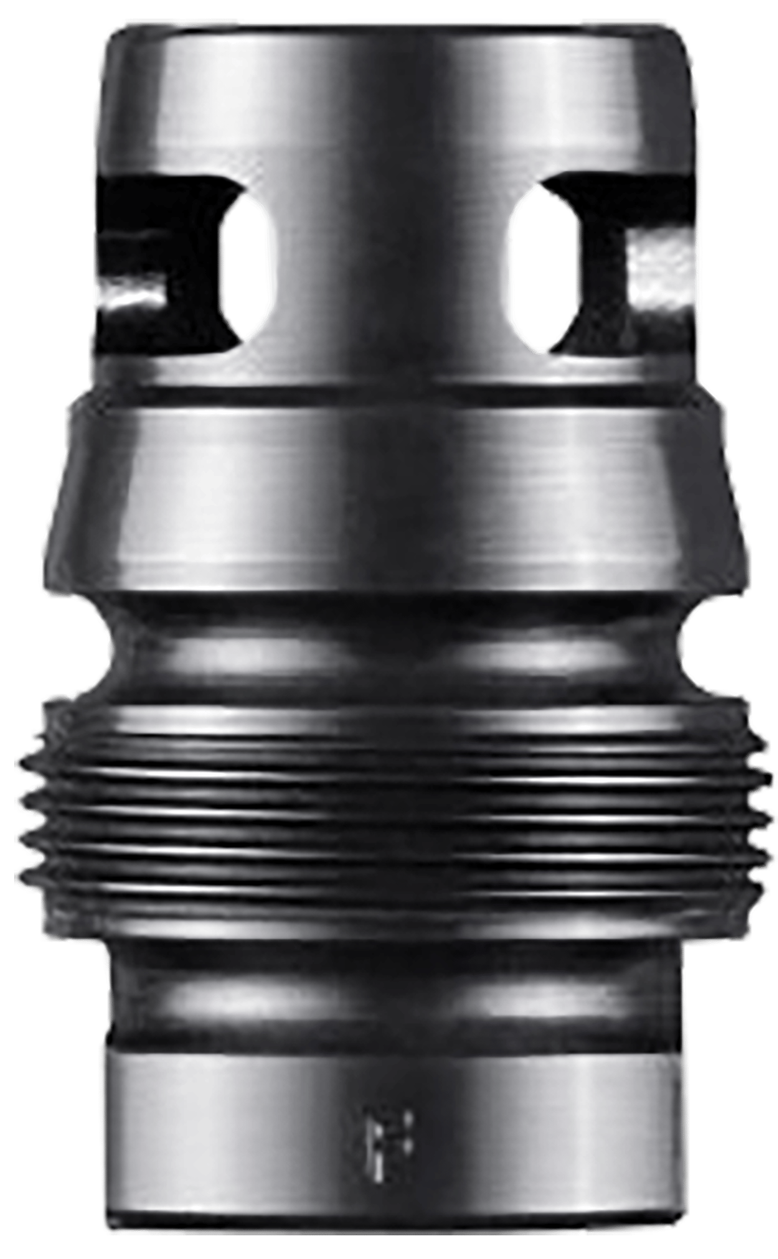 Dead Air DA125 Xeno Wee Brake Black Nitride 4140 HT Alloy Steel 1/2"-28 Threads 9mm