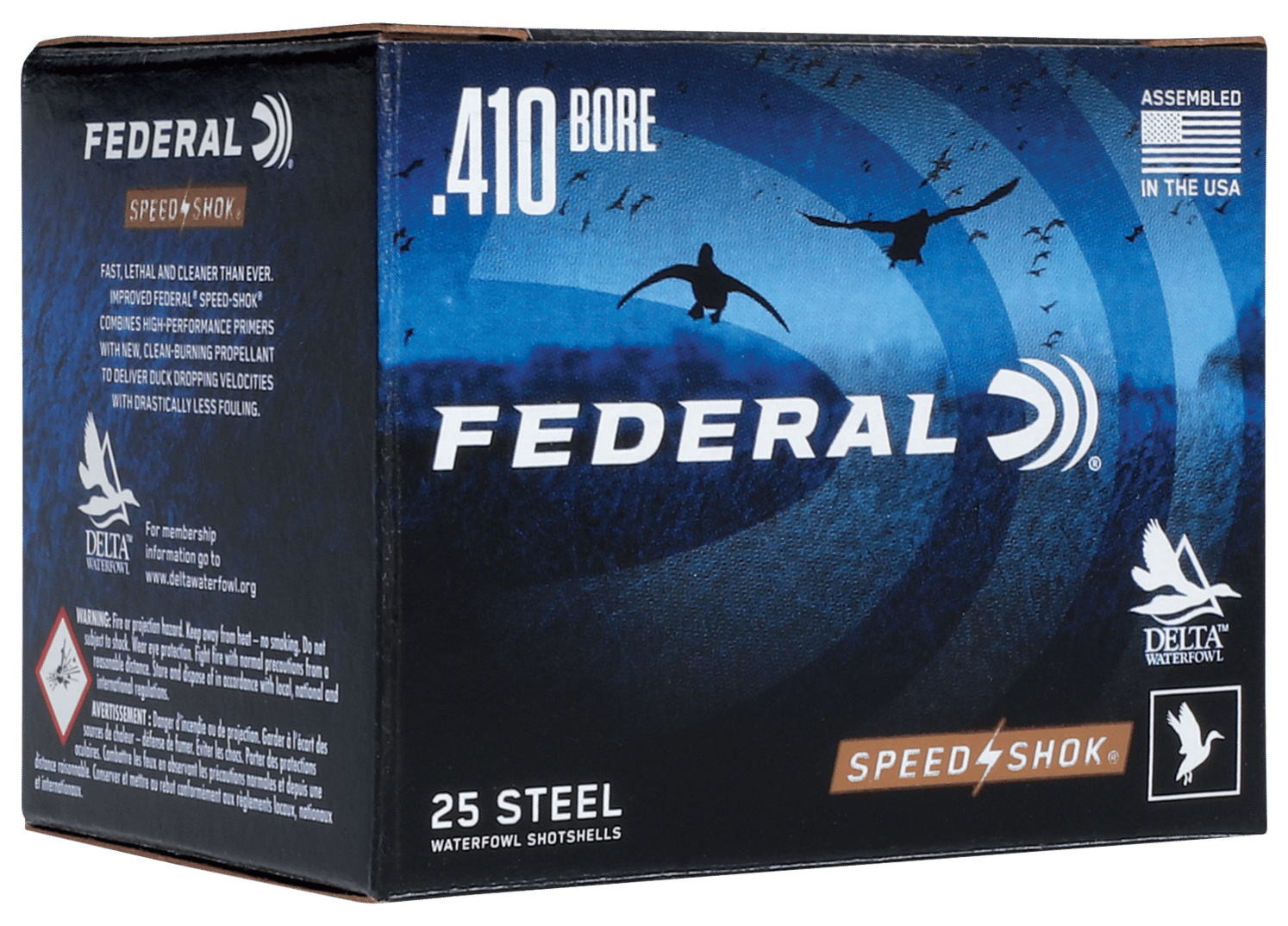 Federal WF4136 Speed-Shok  410Gauge 3" 3/8oz 6Shot 25 Per Box/10 Case