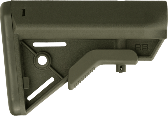 B5 Systems BRV1104 Bravo  OD Green Synthetic for AR-Platform with Mil-Spec Receiver Extension (Tube Not Included)