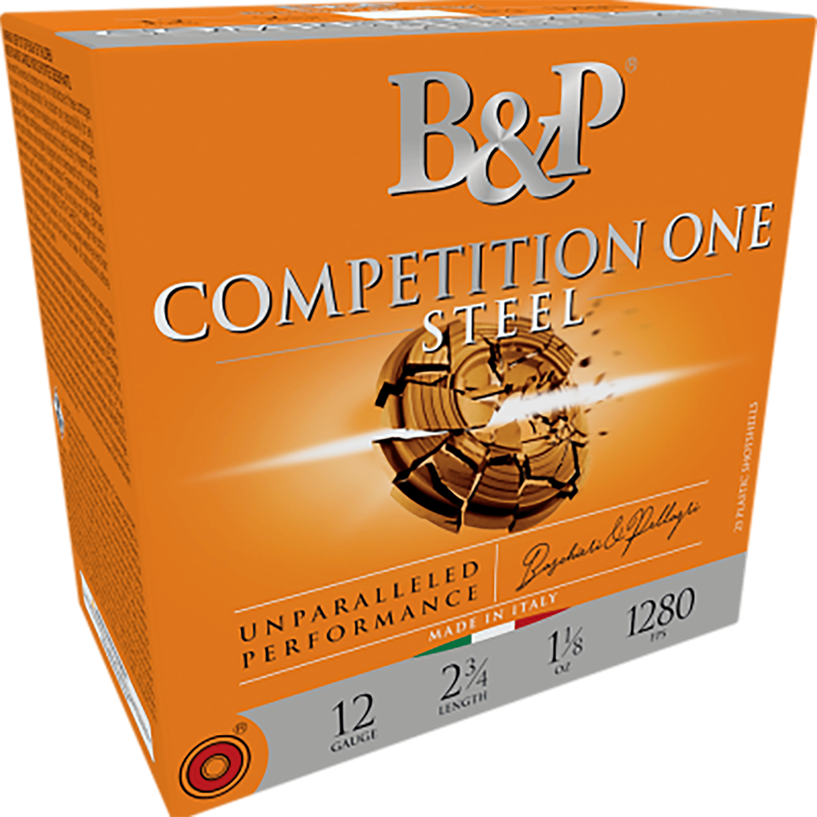 B&p Ammunition 12B18GC7 Competition One  12Gauge 2.75" 1 1/8oz 7.5Shot 25 Per Box/10 Case