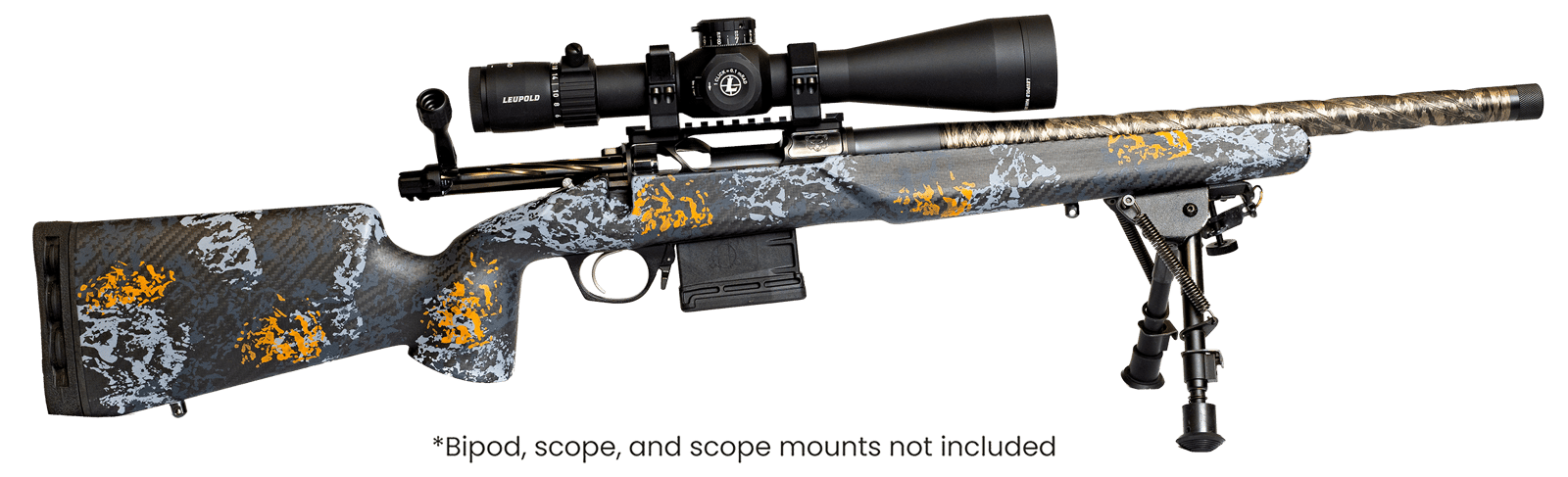 Horizon Firearms HRFVCC308W22R Venatic Carbon 308 Win 22" Carbon Fiber Proof Research CF Fluted Threaded Barrel, Picatinny Rail Receiver, Arca Rail Forend, Iota EKO Carbon Fiber Stock, Right Hand